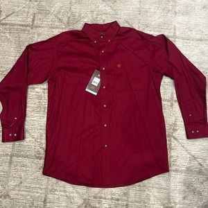 Ariat Solid Twill Classic Long Shirt